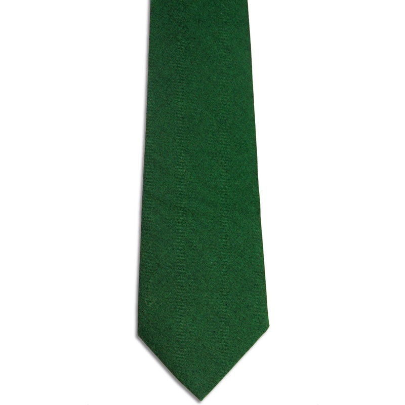 Emerald Green Cotton Tie