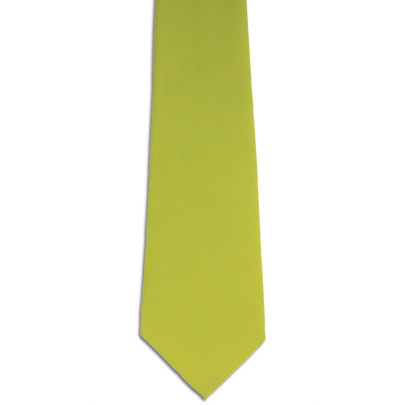 Lime Green Wool Tie