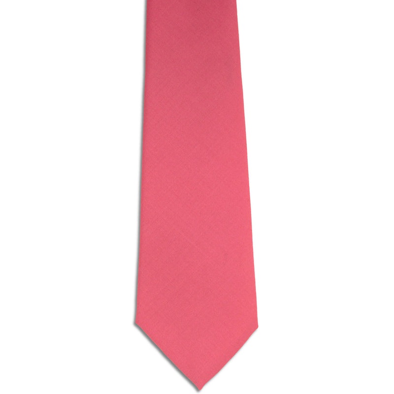 Punch Pink Wool Tie