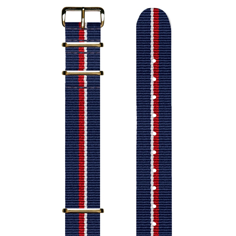 Royal Navy 20mm NATO Watch Strap (Gold Fittings)