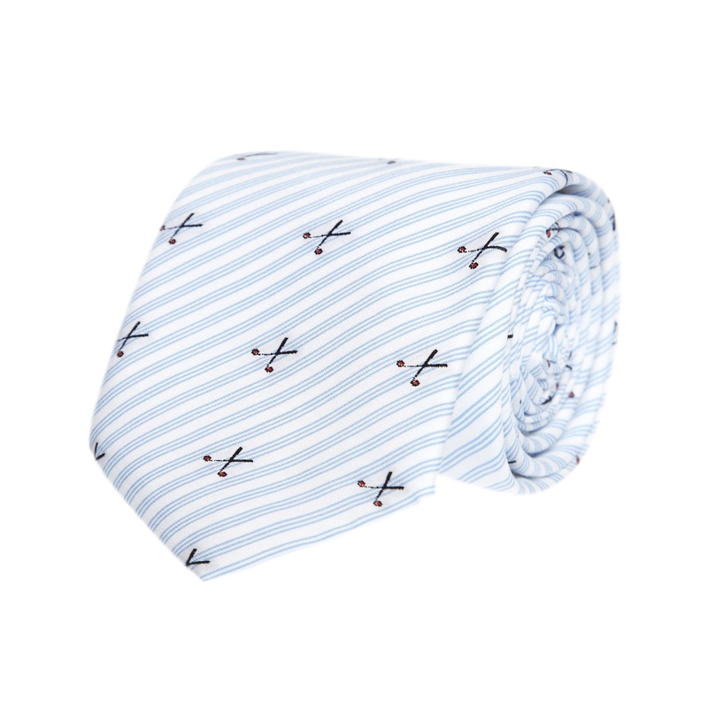 Golf Detail Cotton Tie