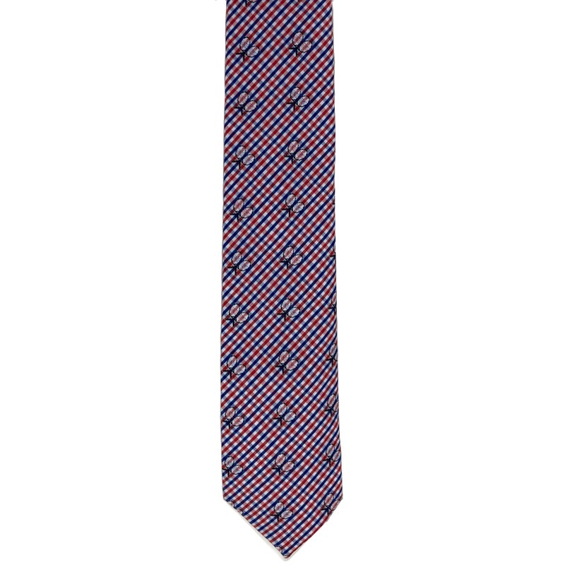 Tennis Racket Cotton Tie
