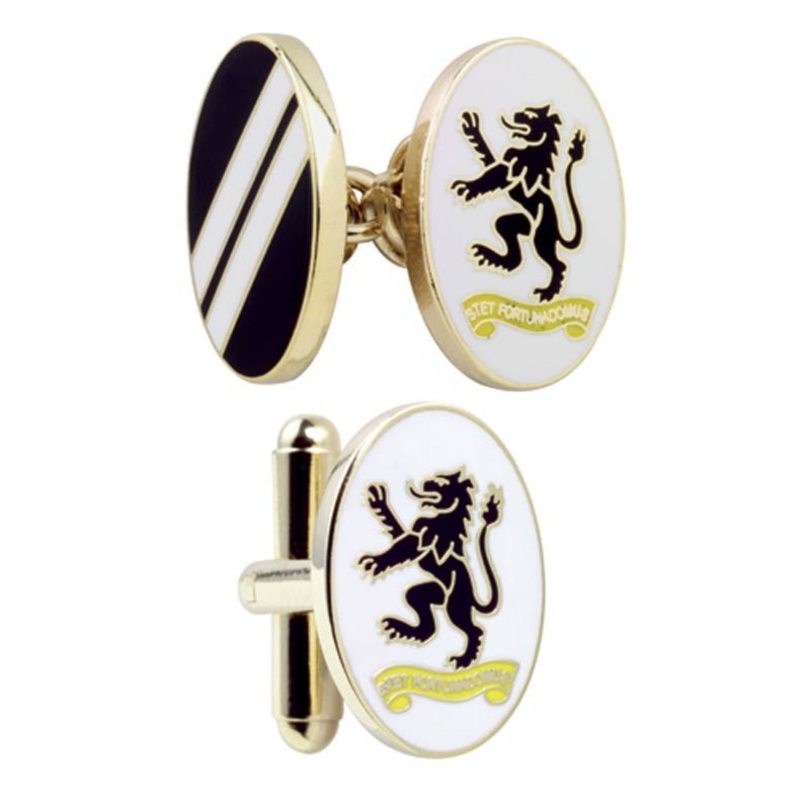 Old Harrovian Enamel Cufflinks