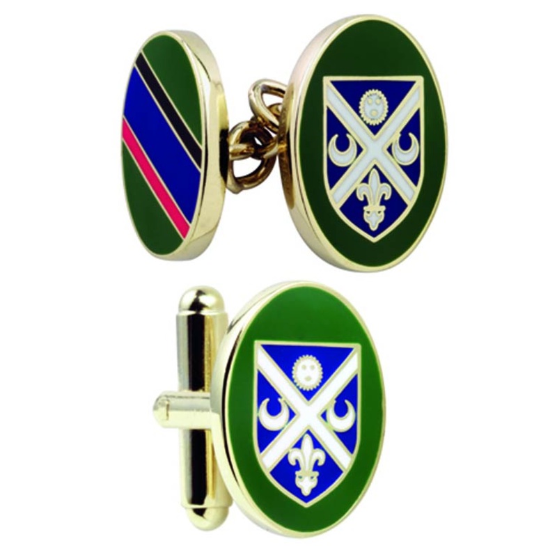 Old Glenalmond Enamel Cufflinks