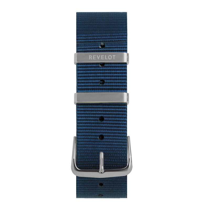 22′ Blue Nato Strap Black