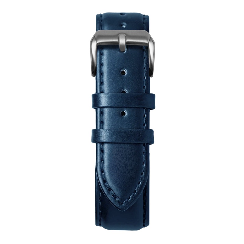 20′ Blue Oxford Leather Strap Black