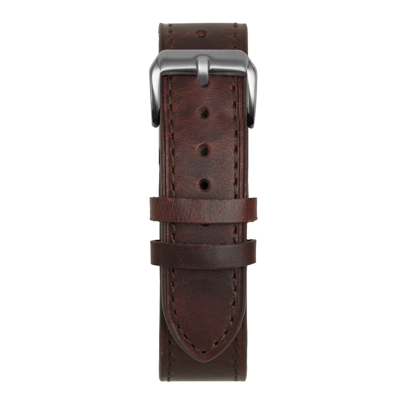 18′ Cognac Leather Strap Gold
