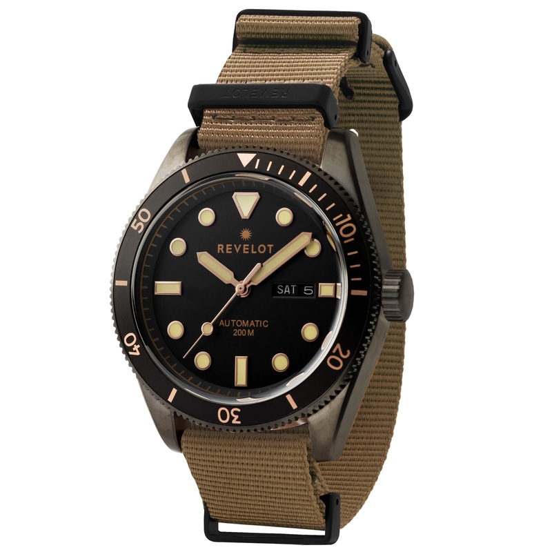 R6 Diver Grey/Brown/Rose Gold V2