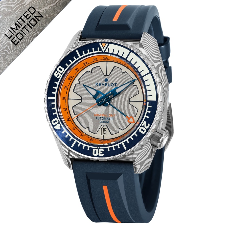 Limited Edition Admiral GMT Damascus Storm
