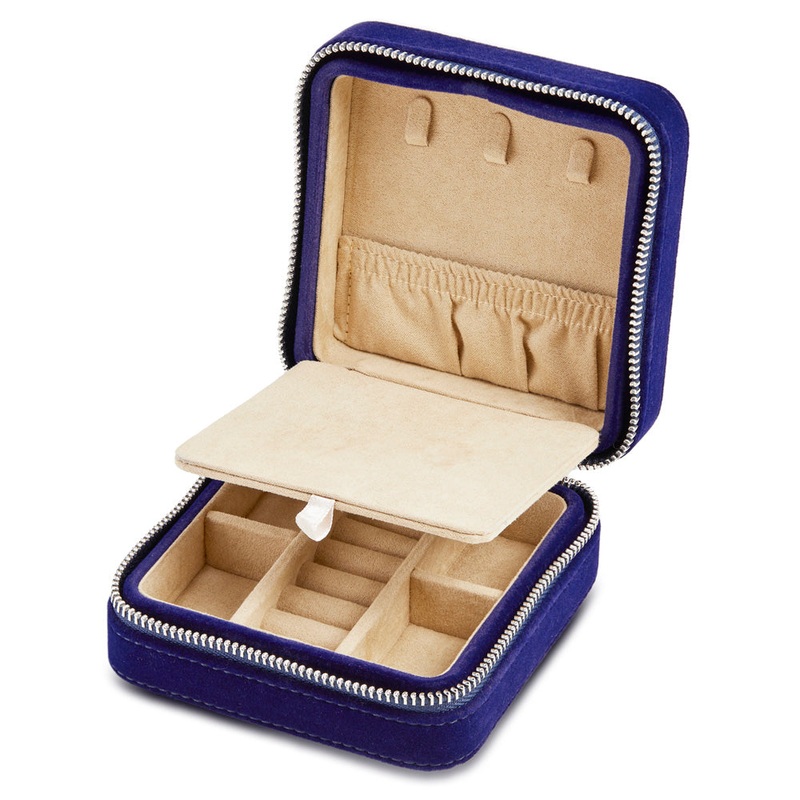 Royal Asscher Square Jewelry Zip Case