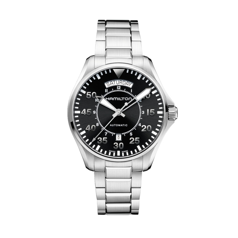Hamilton Khaki Aviation Pilot Day Date Watch Automatic