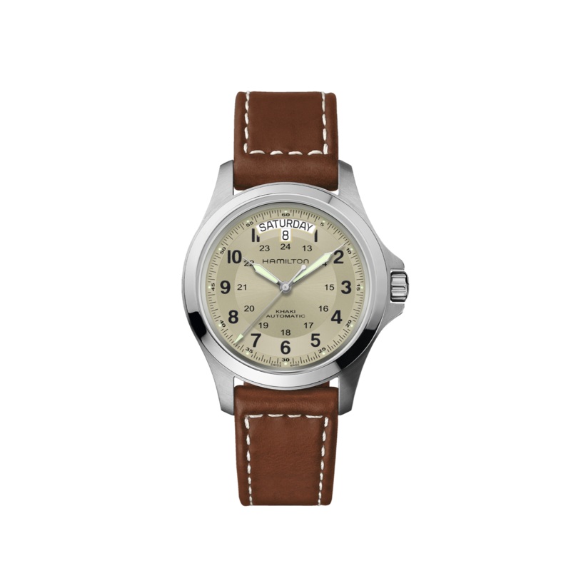 Hamilton Khaki Field King 40mm Automatic Men’s Watch Cream Dial