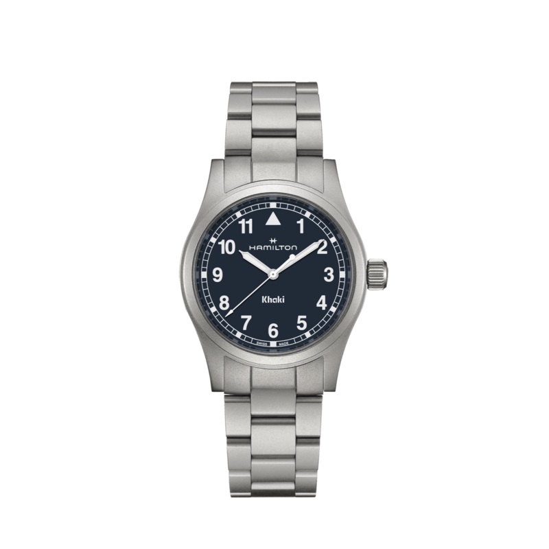 Hamilton Khaki Field Watch 38mm Quartz Blue Dial Stainless Steel