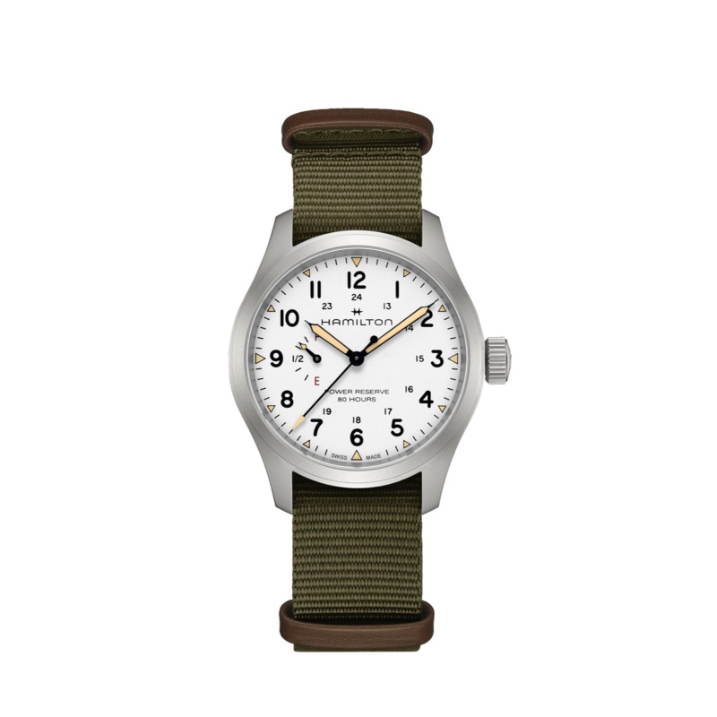 Hamilton Khaki Field Mechanical Power Reserve 40mm Leather