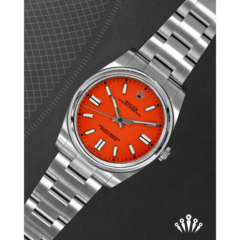 Rolex Oyster Perpetual 41 Coral Red