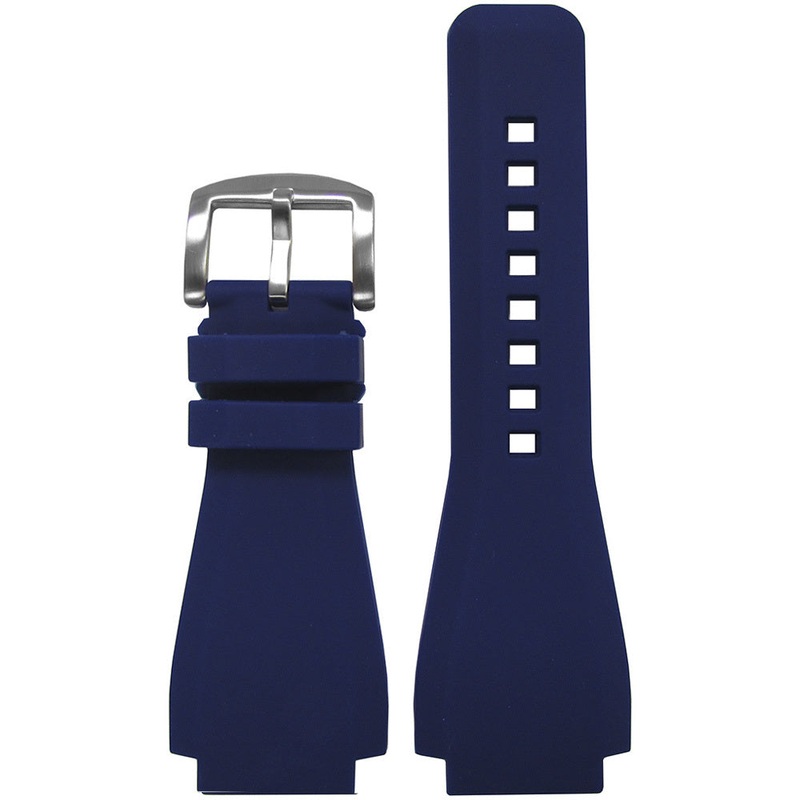 Waterproof Rubber Watch Band | Dark Blue | For Bell & Ross