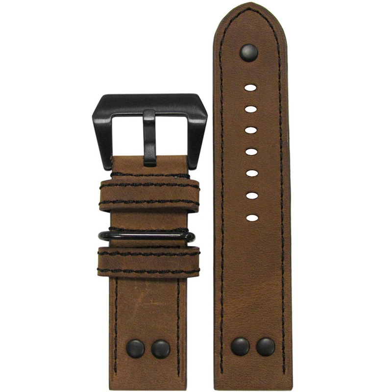 Vintage Leather Watch Band | MB-1 Pilot | Classic Brown