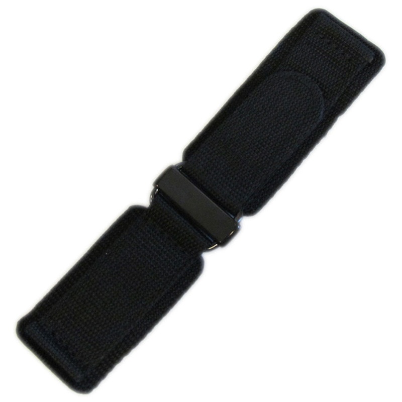Velcro Watch Band | Black | PVD (Black) Hardware | For Bell & Ross