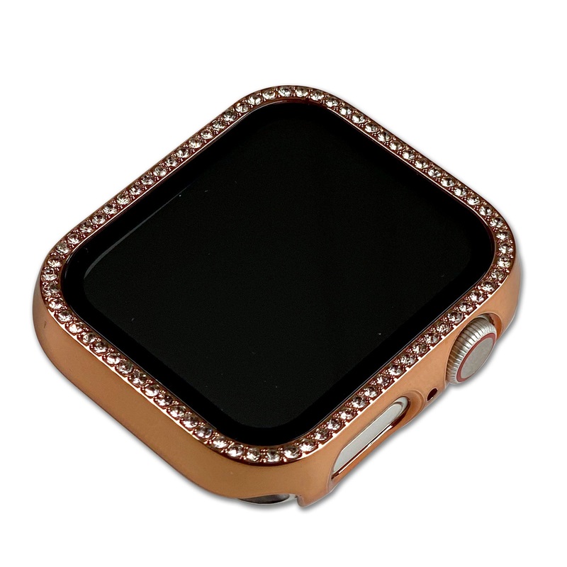 Apple Watch Cover | Luxury Rhinestone | Rose Gold Sparkle