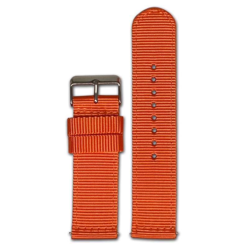 20mm Smart Watch Band | Quick Release | Nylon | Orange