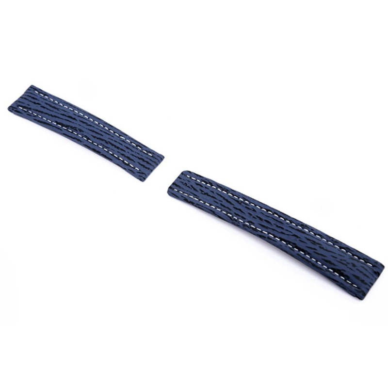 Genuine Shark Watch Band | Continental | Ocean Blue | For Breitling Deploy