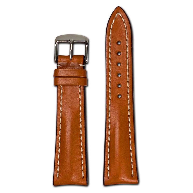 Tanned Leather Watch Band | Tornado | Cognac | For Breitling