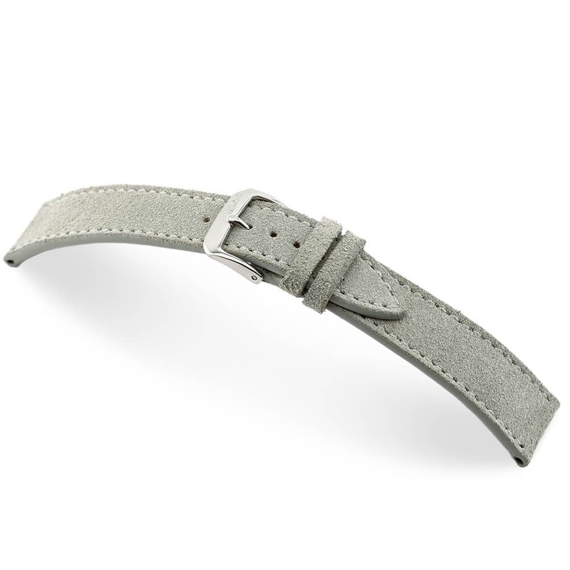 Velours Watch Band | Franklin | Flat | Stone Grey