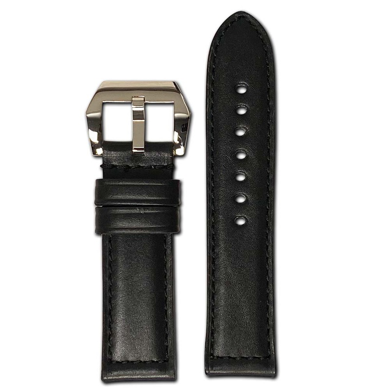 Calf Leather Watch Band | Milano | Black | For Panerai