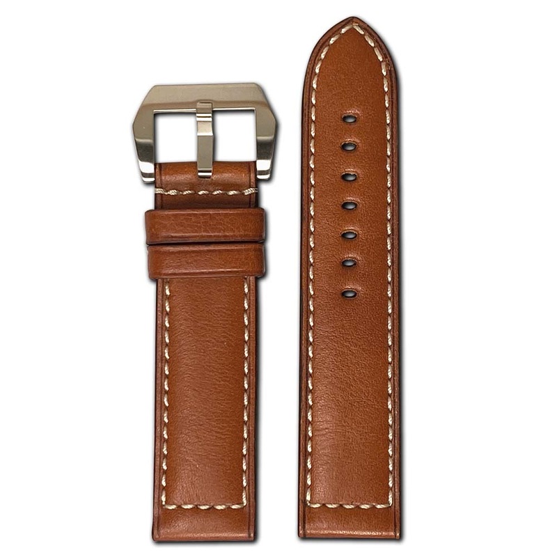 Tanned Leather Watch Band | Firenze | Cognac | For Panerai