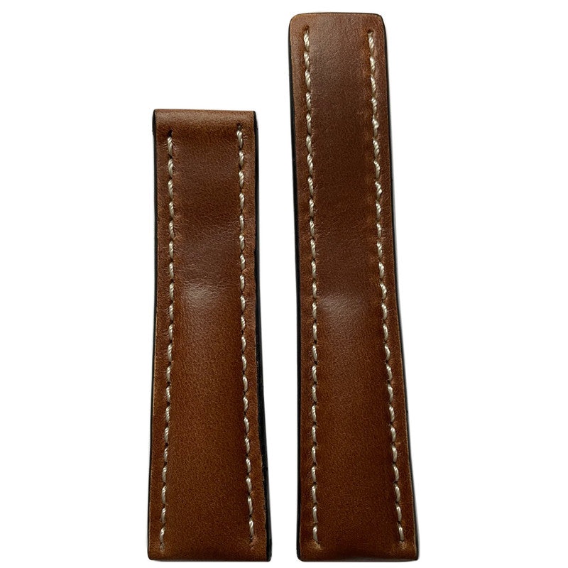 Horween Cavalier Chromexcel Leather Watch Band | Whiskey | For Breitling Deploy