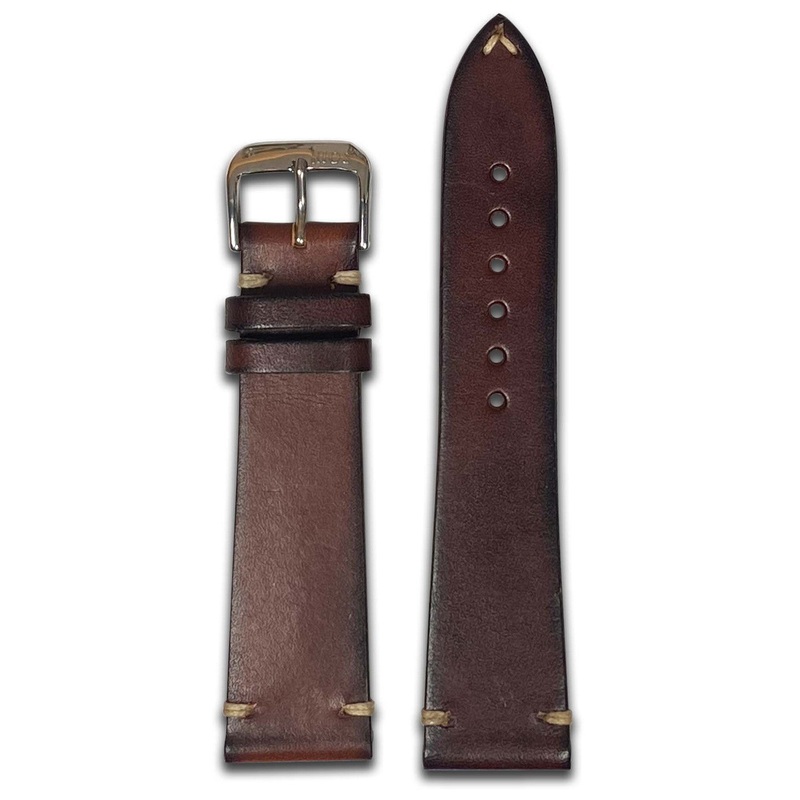 Oak Leather Watch Band | 2.7mm | Mocha | Minimal Stitch | For Panerai