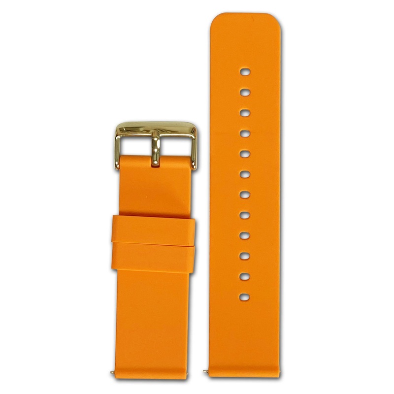 22mm Smart Watch Band | Quick Release | Silicone | Orange