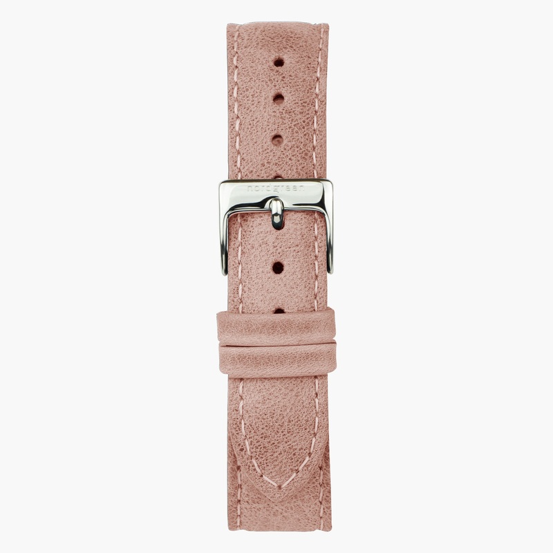 Pink Leather – Silver