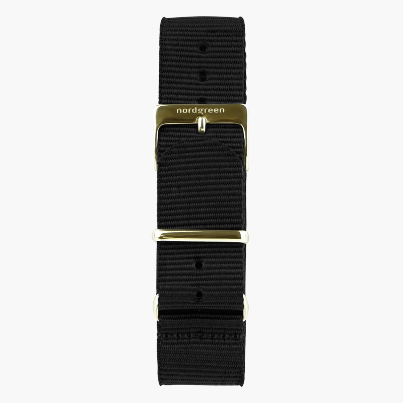 Black Nylon – Gold