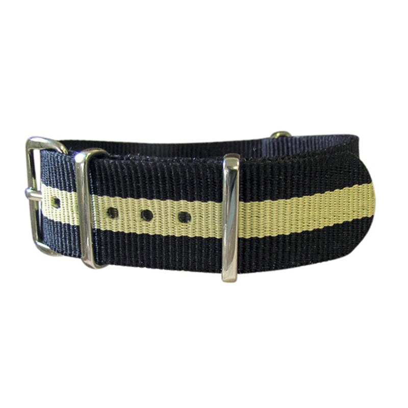 Pathfinder | Black & Cream | One-Piece | Nylon | Polished Hardware