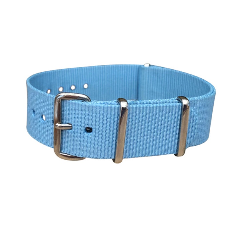 Azure | Sky Blue | One Piece | Nylon | Polished Hardware