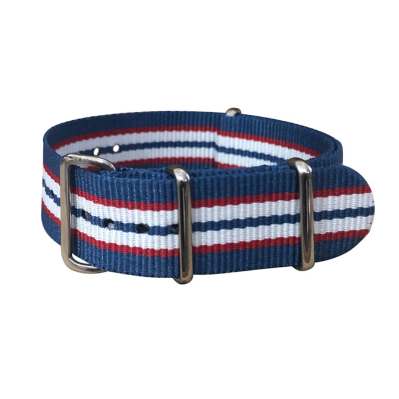 Lexington II Ballistic Nylon Watch Strap w/ Polished Hardware