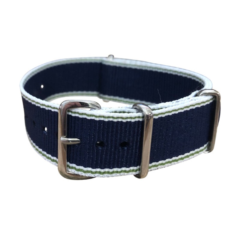 Scholar | Blue, Green, & White | One-Piece | Nylon | Polished Hardware