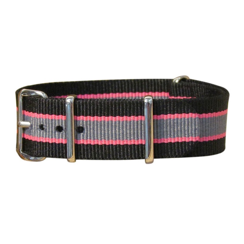 2025 | Black & Pink & Gray | One-Piece | Nylon | Polished Hardware