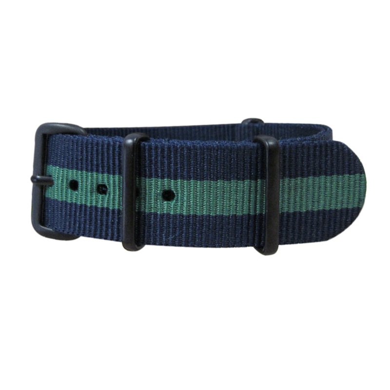 Aurora | Navy & Green | One-Piece | Nylon | PVD Hardware