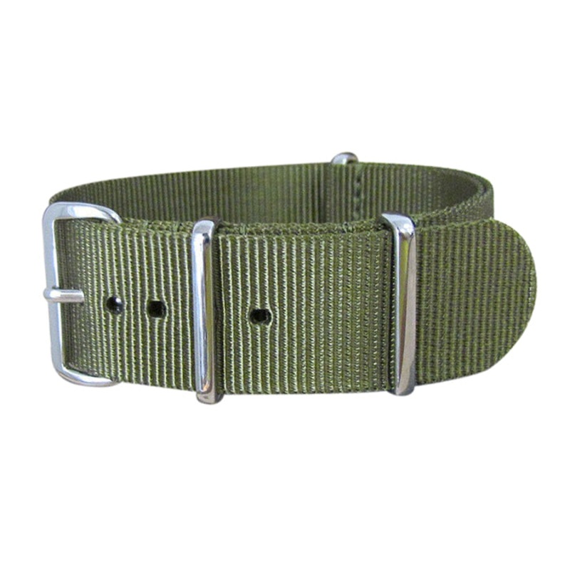 Brigade Olive Green | One-Piece | Nylon | Polished Hardware