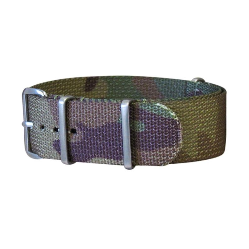 Col. Braddock | Camouflage | One-Piece | Nylon | Brushed Hardware