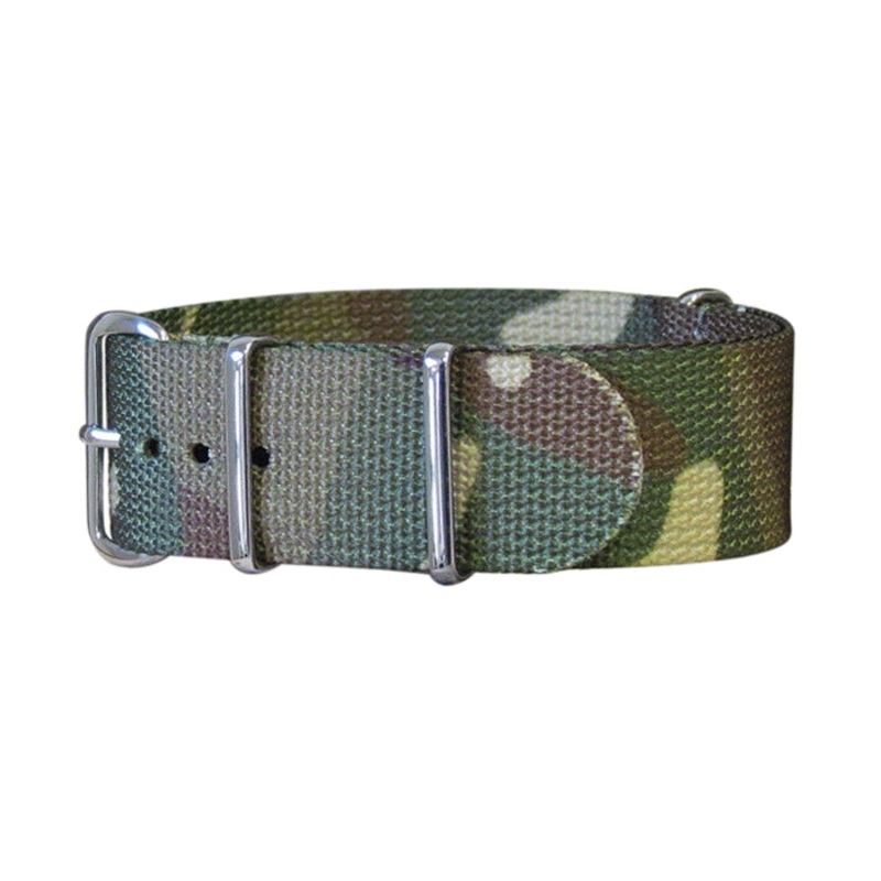 Col. Braddock | Camouflage | One-Piece | Nylon | Polished Hardware