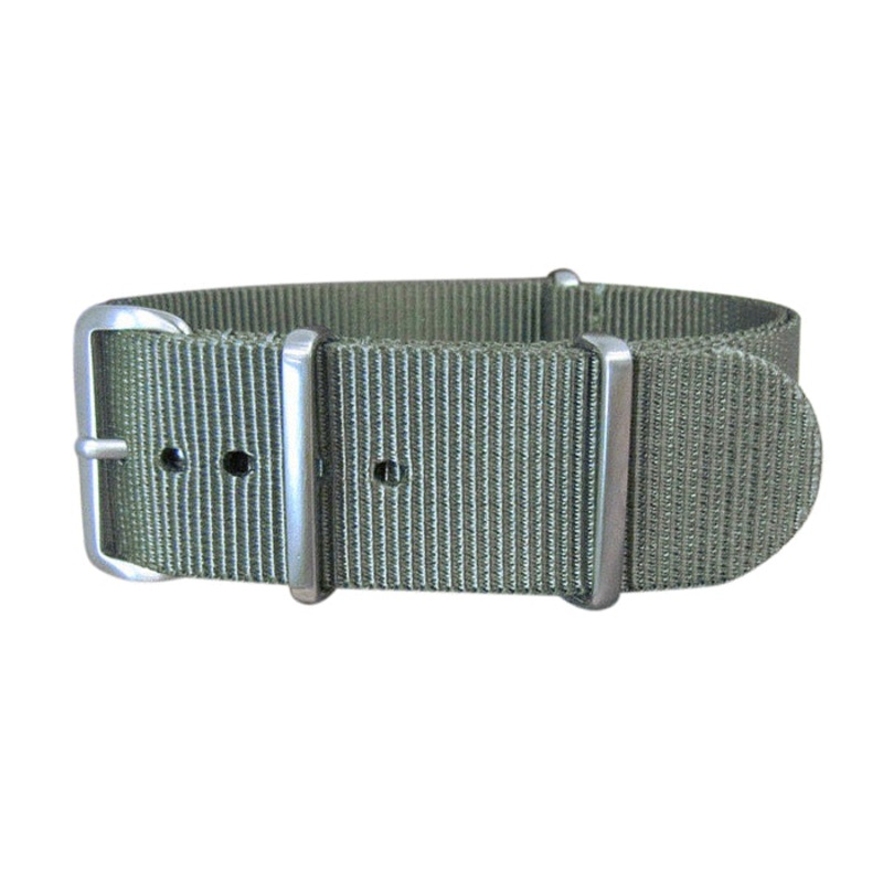 Destroyer | Gray-Green | One-Piece | Nylon | Brushed Hardware