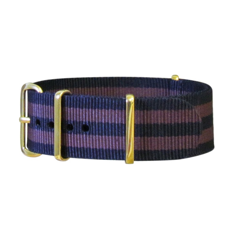 Eclipse II | Black & Coffee Brown | One-Piece | Nylon | Gold Hardware