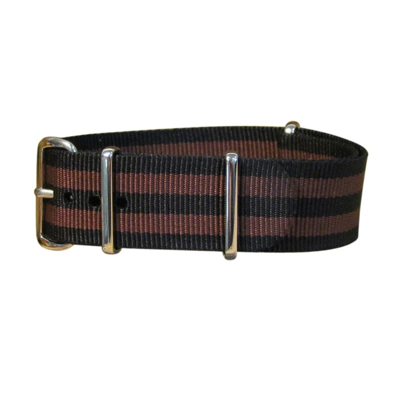 Eclipse II | Black & Coffee Brown | One-Piece | Nylon | Polished Hardware