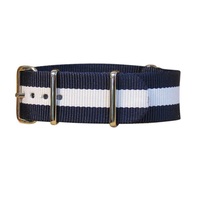 Gentleman | Navy & White | One-Piece | Nylon | Polished Hardware