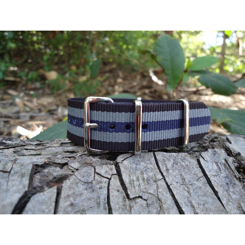 Odyssey | Black & Gray & Navy | One-Piece | Nylon | Polished Hardware