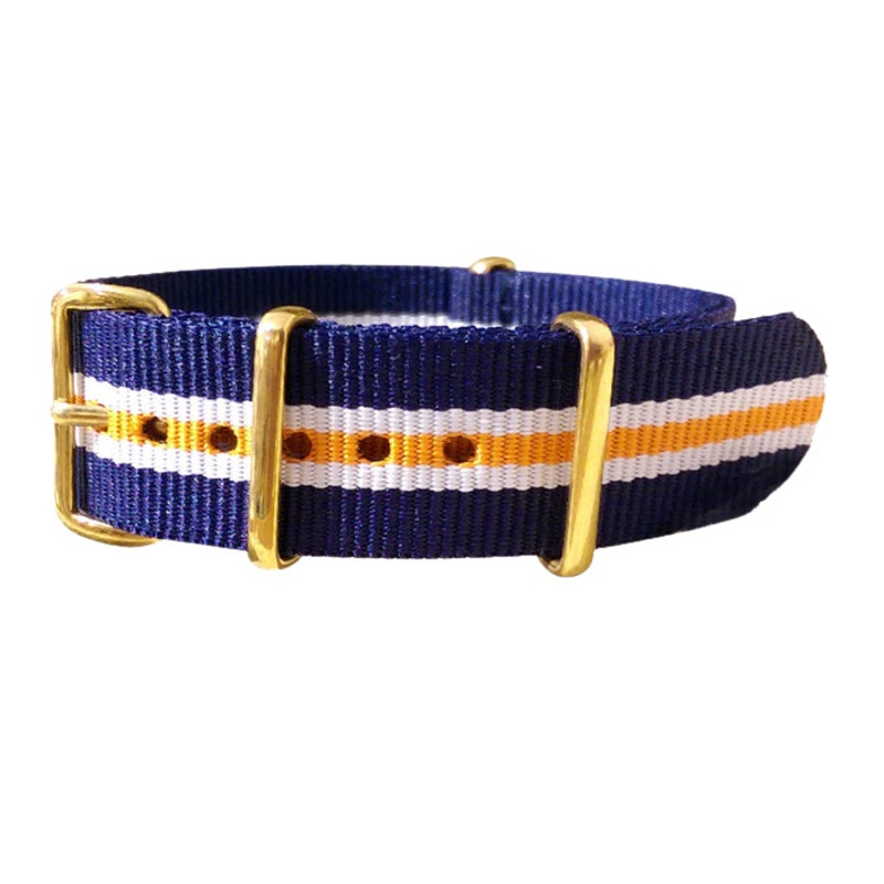 Triton | Navy & Orange & White | One-Piece | Nylon | Gold Hardware