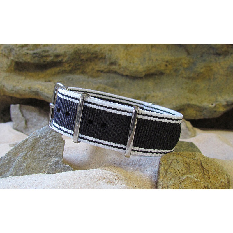 Tuxedo | Black & White | One-Piece | Nylon | Polished Hardware